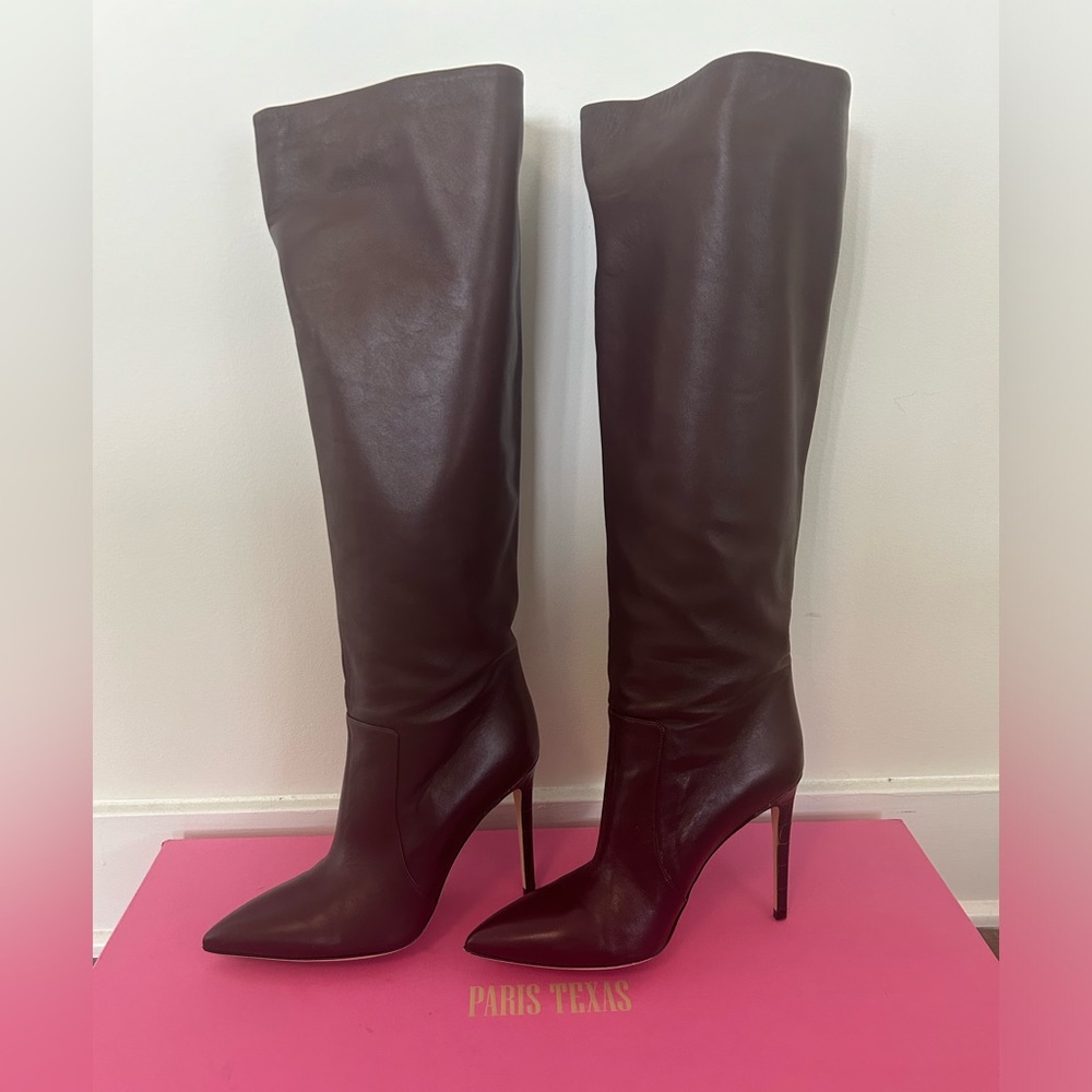 Brand New Paris Texas stiletto heel leather boots!